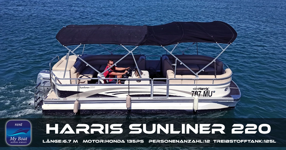 Murter boot mieten:Harris Sunliner 220